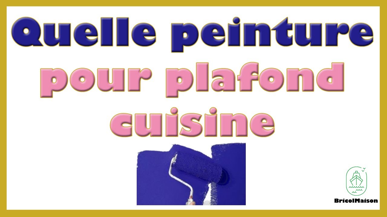 Quelle peinture pour plafond cuisine