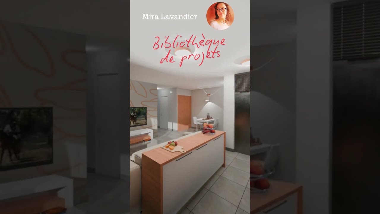 Cuisine ouverte sur salon de 30m2 avec table pour 8 personnes #intérieur #decoration #maison