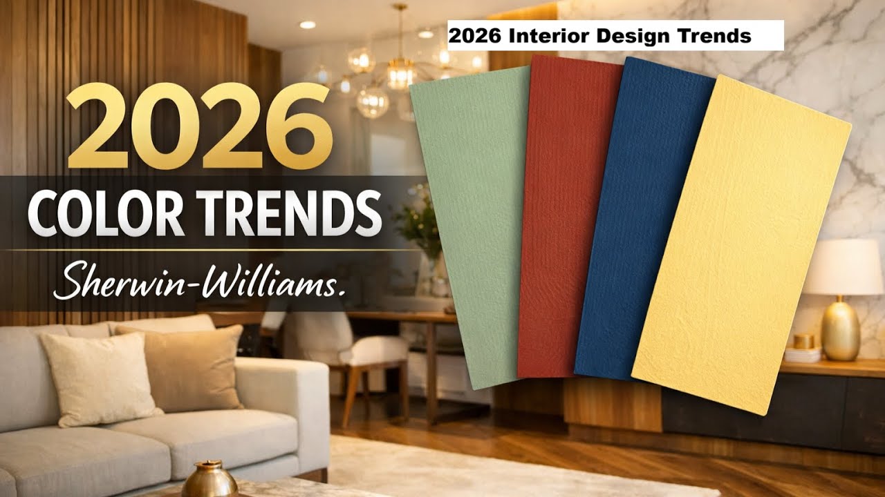 2026 Interior Design Trends | 10 Sherwin-Williams Home Decor Colors