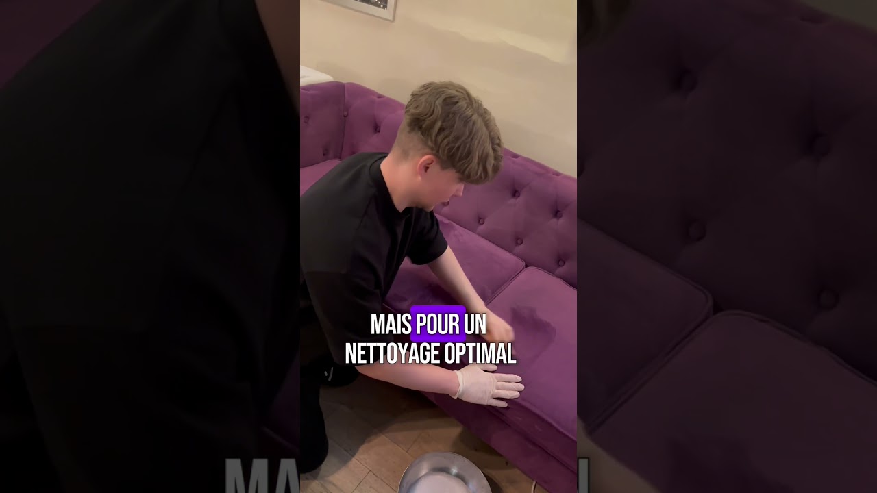 Comment nettoyer un canapé en tissu facilement 🧽