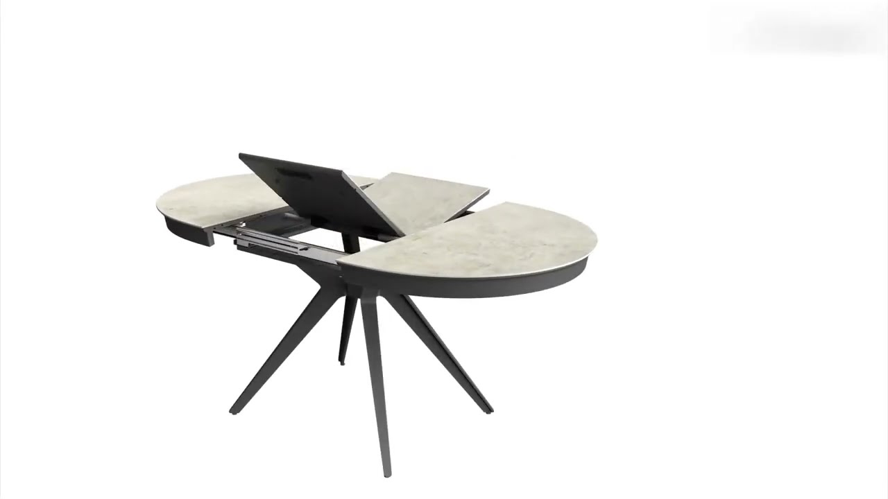 Table de repas ronde & extensible