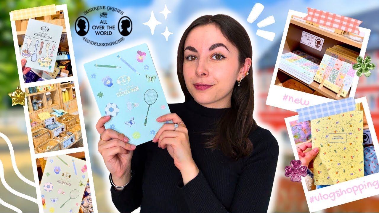 ✨ Vlog Shopping chez Søstrene Grene 🛍 : Nouveautés Papeterie | Shescrapbook