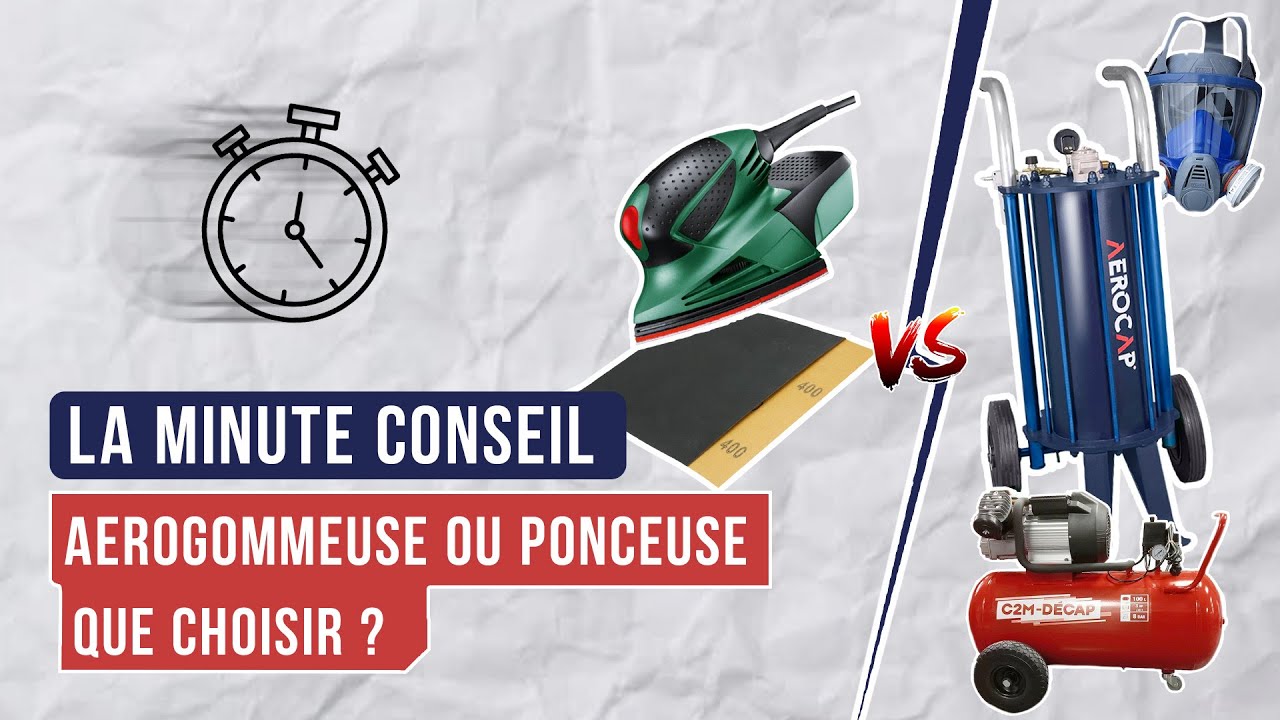 Sableuse aérogommeuse ou ponceuse : que choisir pour rénover vos meubles ?