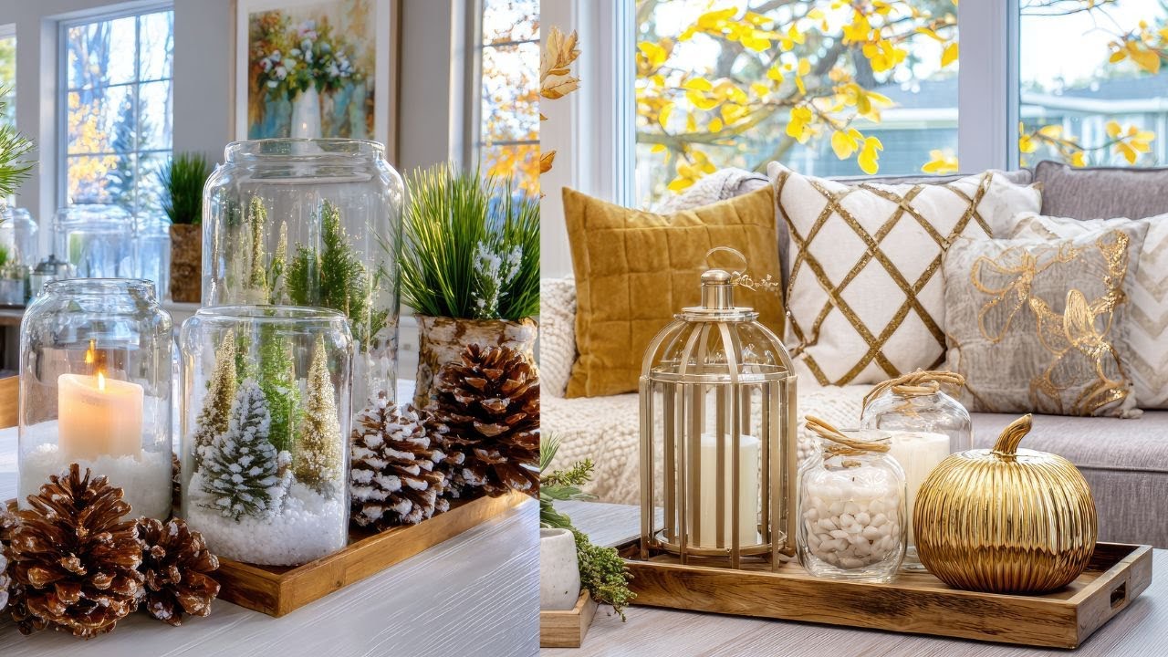 🍁 From Fall Warmth to Winter Magic ❄️| Easy DIY Home Decor & Seasonal Color Trend Guide
