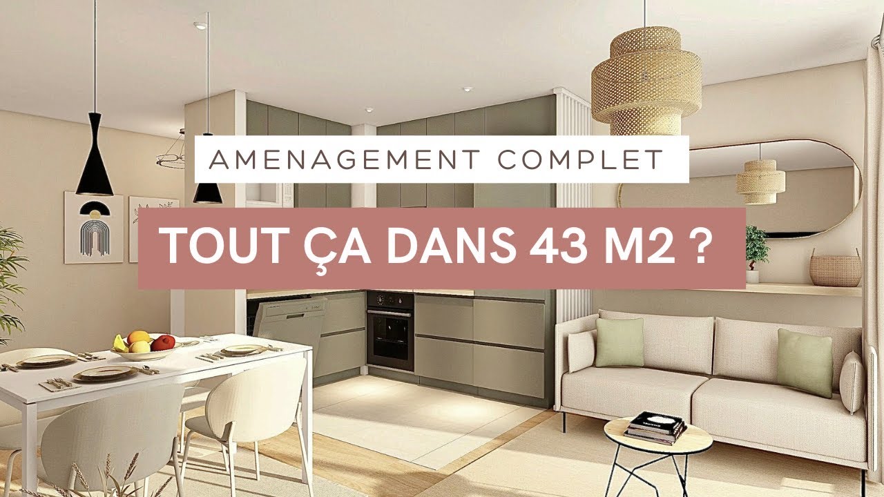 Aménagement complet d’un appartement de 43 m² – Tout est pensé !