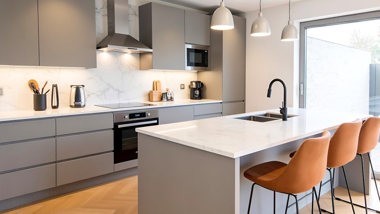 Modern Kitchen Design Ideas 2025 | Trending Kitchen Trends, Stylish Layouts & Cabinet Inspiration