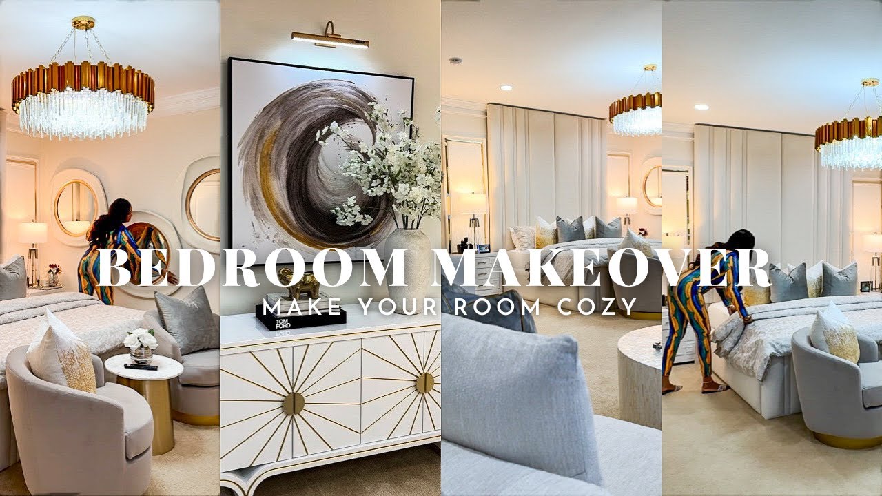 BEDROOM MAKEOVER: COZY AESTHETIC ON A BUDGET | HOME DECORATING IDEAS | OMABELLETV