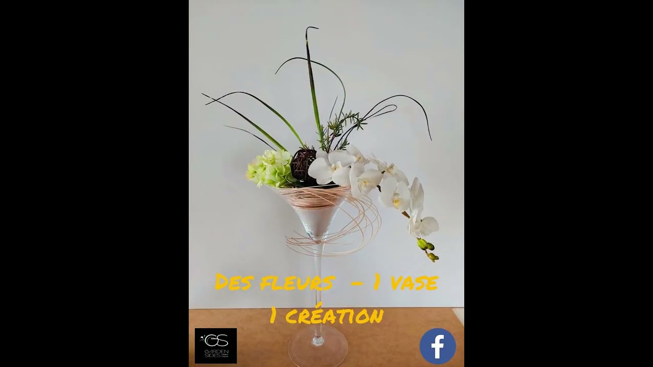 garden sides - créateur d'émotions florales - des fleurs - 1vase = 1 montage