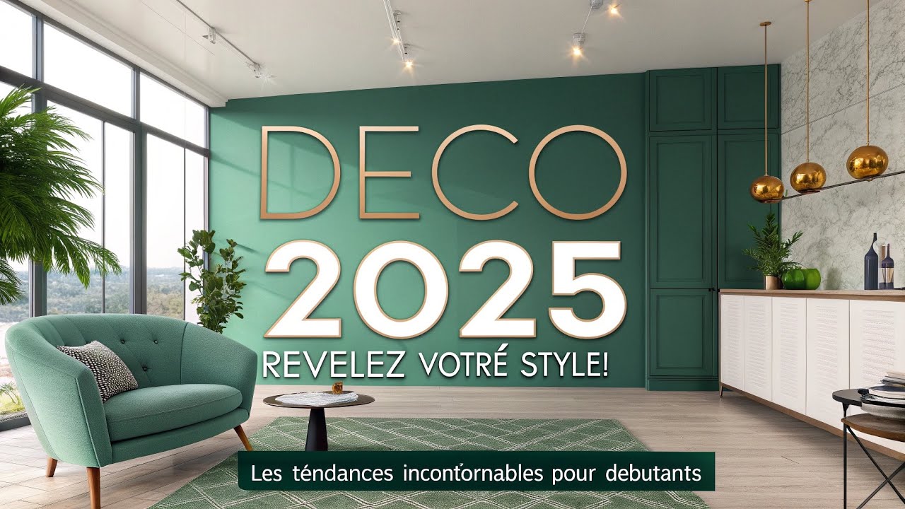 Déco 2025 : Révélez Votre Style ! ✨ Les Tendances Incontournables pour Débutants