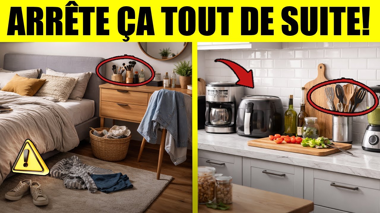 ORGANISATION : 14 OBJETS QUI VOLENT L’ESPACE DE VOTRE MAISON ! CHANGEZ-LES DÈS MAINTENANT