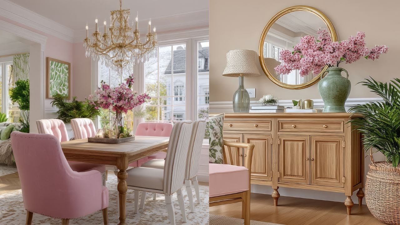 Sweet Vintage Pink Cottage 🏡 | Cozy and Beautiful European Home Décor Ideas You’ll Love