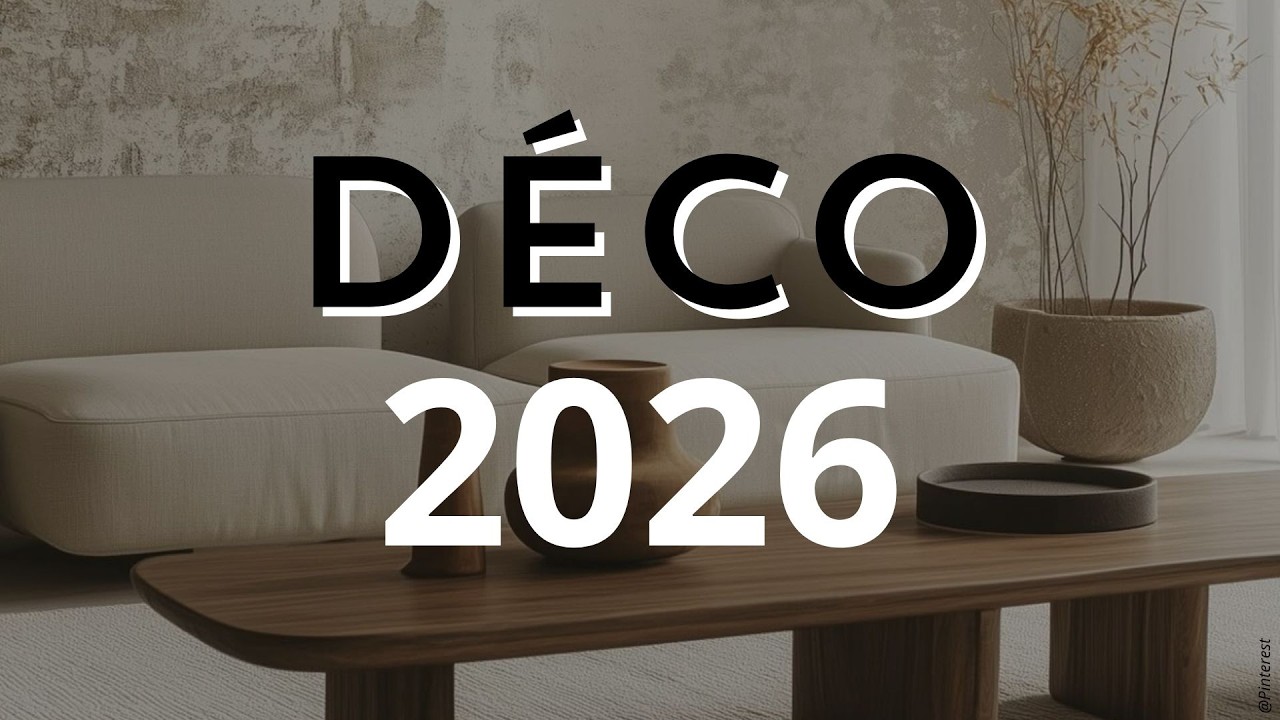 7 tendances déco émergentes pour 2026 à adopter dès maintenant !