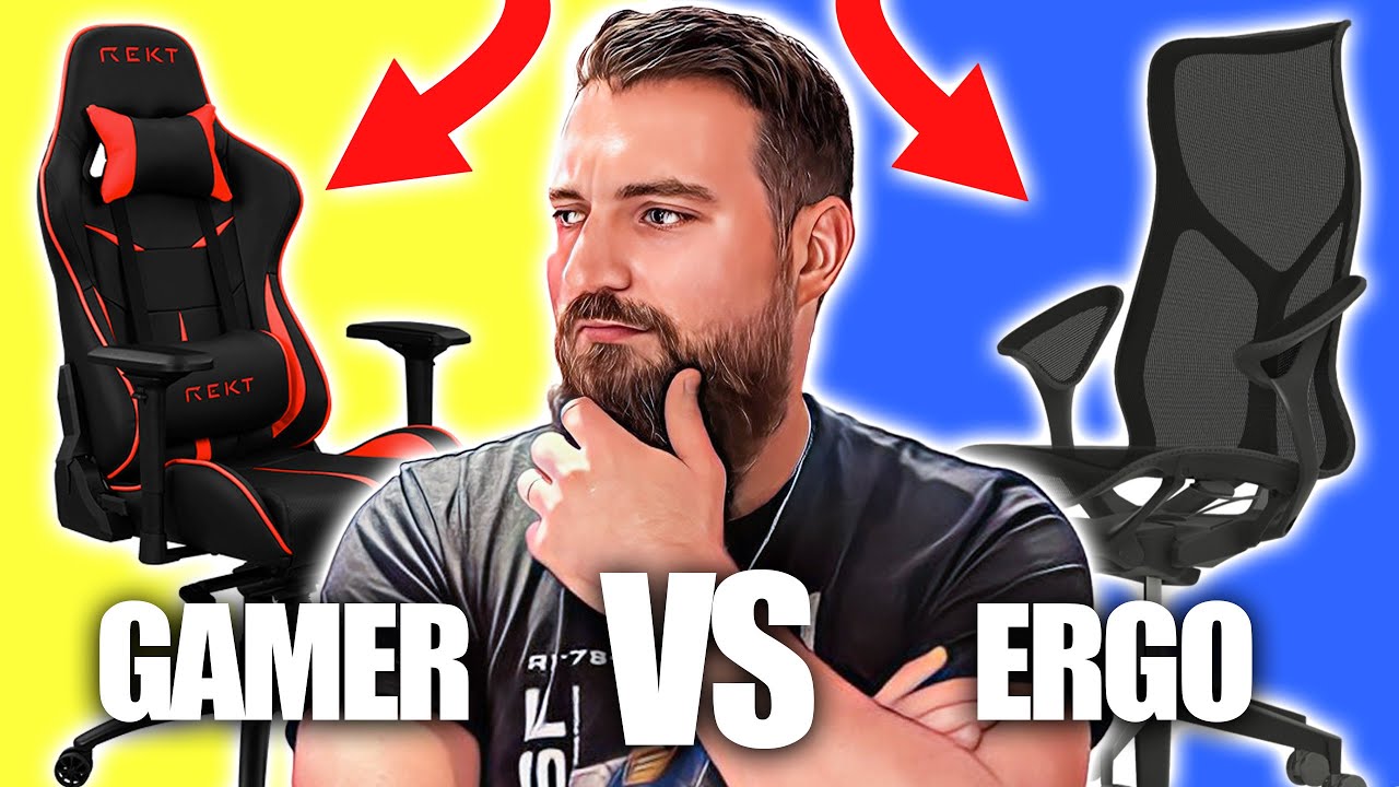 SIEGE GAMER ou ERGONOMIQUE : Lequel CHOISIR ?