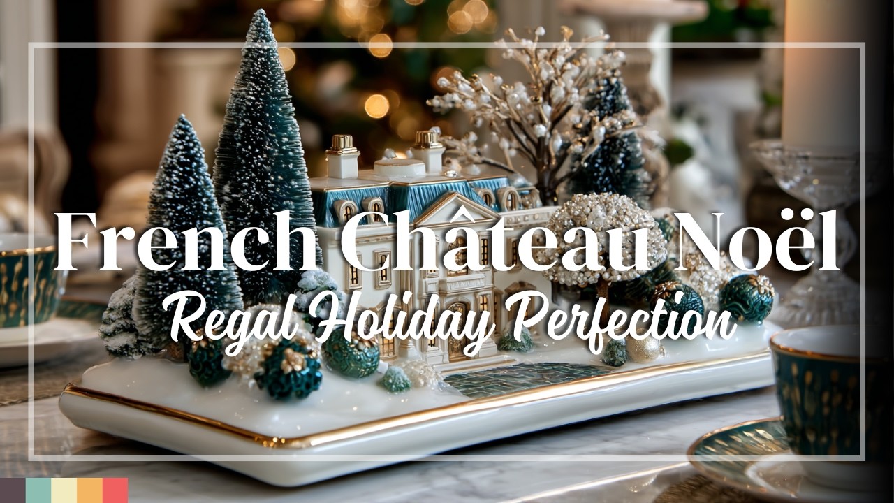 French Château Noël 🕊️ Opulent Holiday Decor for Every Room in Regal Perfection