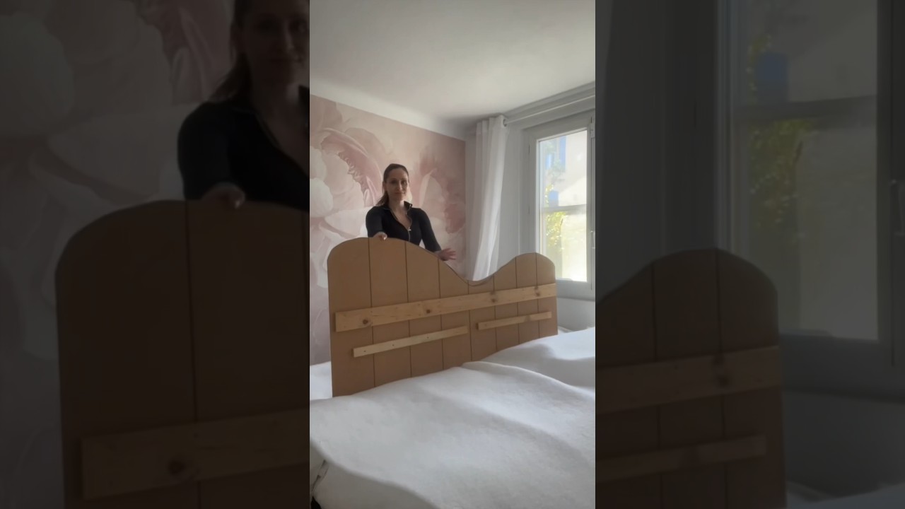 🤯 JE CREE UNE TETE DE LIT avec 36€ !!!DIY HOME DECO DECOR #bedroomdecor upcycling