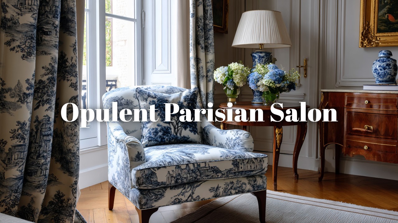 ✨ The Art of French Salon: Opulent Parisian Interior Design
