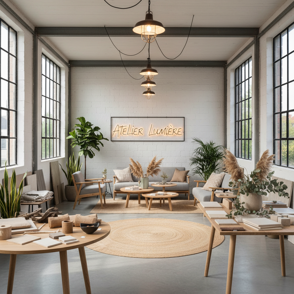 découvrez la nouvelle salle d'exposition de la designer et décoratrice d'intérieur, située à deux pas de nantes dans une zone d'activités dynamique, alliant créativité et innovation pour vos projets d'aménagement.