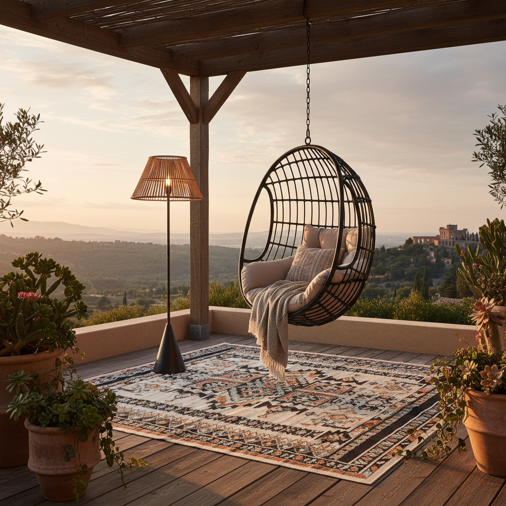 découvrez la chaise suspendue, l'élément bohème chic idéal pour apporter confort et style à votre espace détente. alliez élégance et relaxation avec ce mobilier tendance.