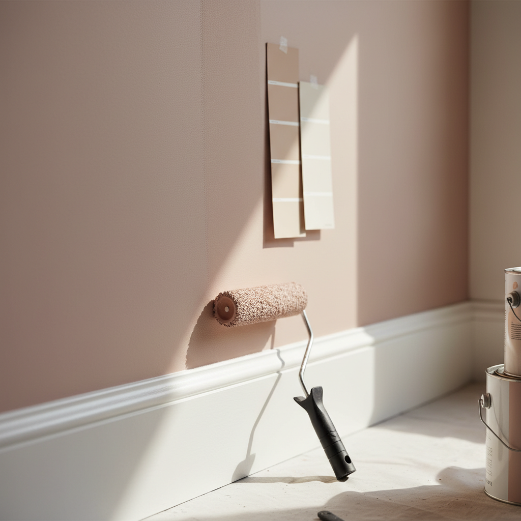 découvrez comment le rose neutre et chaleureux s'impose en 2026, remplaçant le blanc et le beige pour transformer la lumière et créer une ambiance cosy dans nos salons.