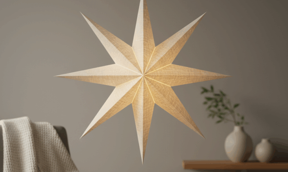 découvrez le célèbre abat-jour étoile de noël d'ikea, de retour cette année avec une élégante finition en lin pour une ambiance chaleureuse et festive.