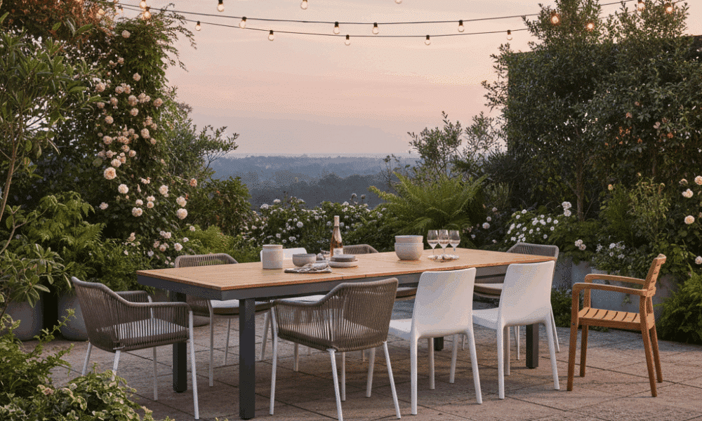 découvrez notre sélection des meilleures tables de jardin extensibles 12 places pour accueillir famille et amis cet été. praticité, style et confort au rendez-vous pour des moments inoubliables en extérieur.