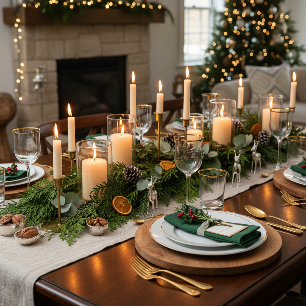 découvrez nos idées inspirantes de compositions et styles pour une table déco de noël 2025 élégante et festive, parfaite pour un repas inoubliable en famille ou entre amis.