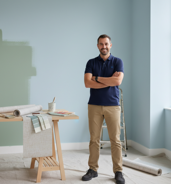 découvrez la nouvelle entreprise de fabrice gourhant à pluzunet, spécialisée en peinture et décoration intérieure, pour transformer votre habitat avec style et professionnalisme.
