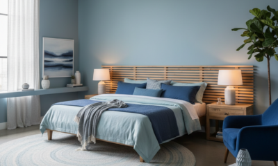 découvrez nos idées déco pour une chambre bleue qui invite à la sérénité et au modernisme. ambiance apaisante garantie pour un espace cosy et élégant.