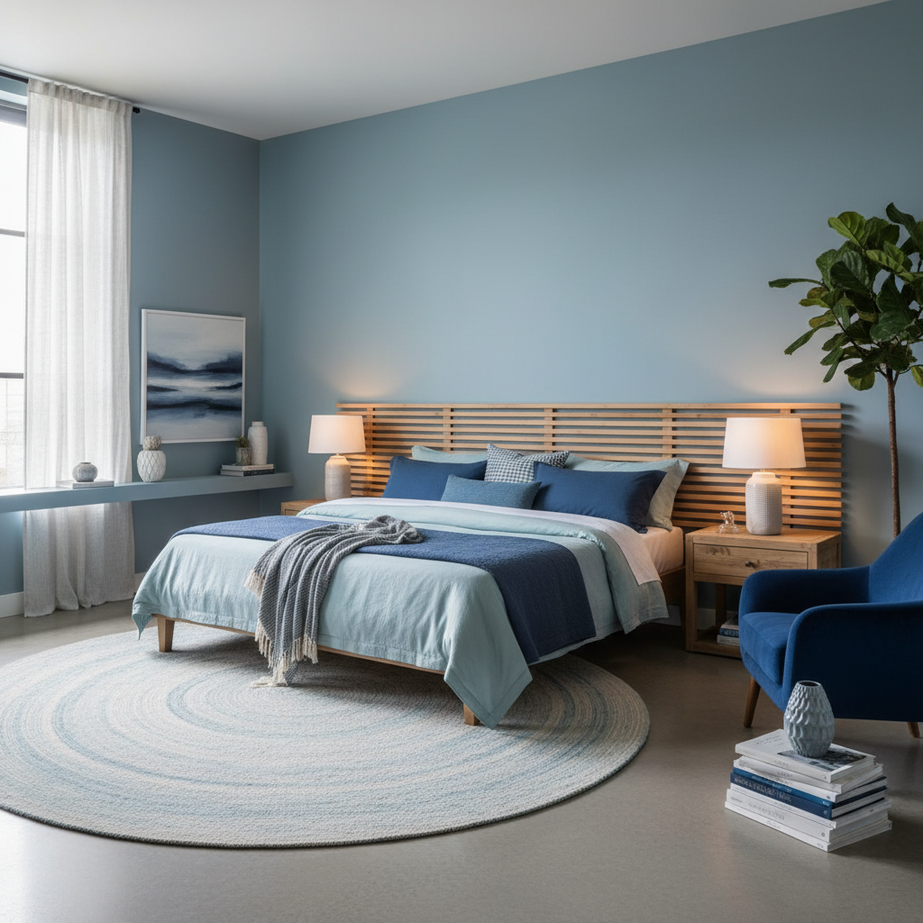 découvrez nos idées déco pour une chambre bleue qui invite à la sérénité et au modernisme. ambiance apaisante garantie pour un espace cosy et élégant.