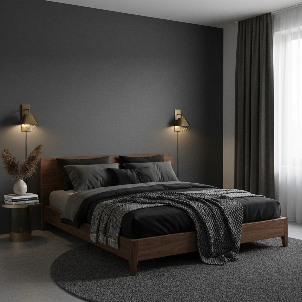 découvrez des idées déco pour aménager une chambre noire élégante et feutrée, alliant style sophistiqué et ambiance cosy pour un intérieur unique.
