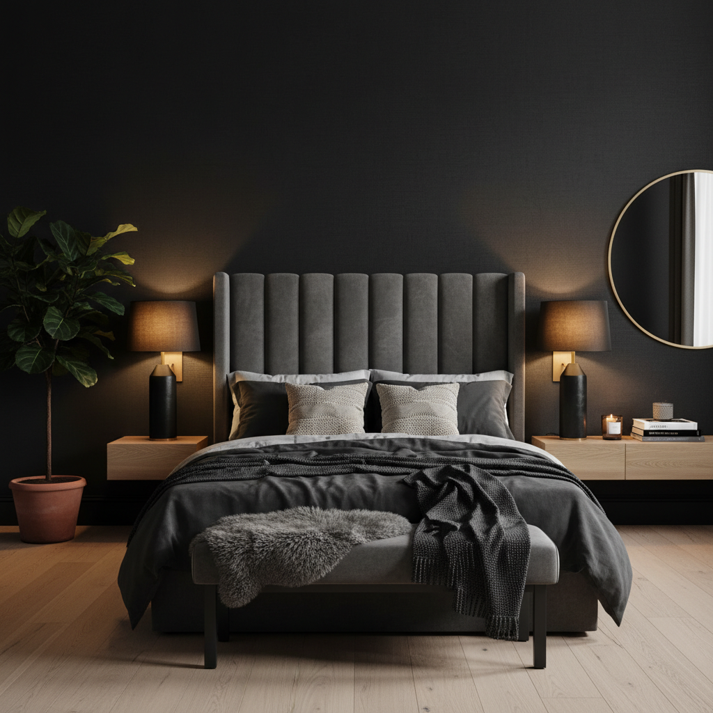 découvrez nos idées déco pour aménager une chambre noire élégante et feutrée, alliant style et douceur pour un espace intime et sophistiqué.