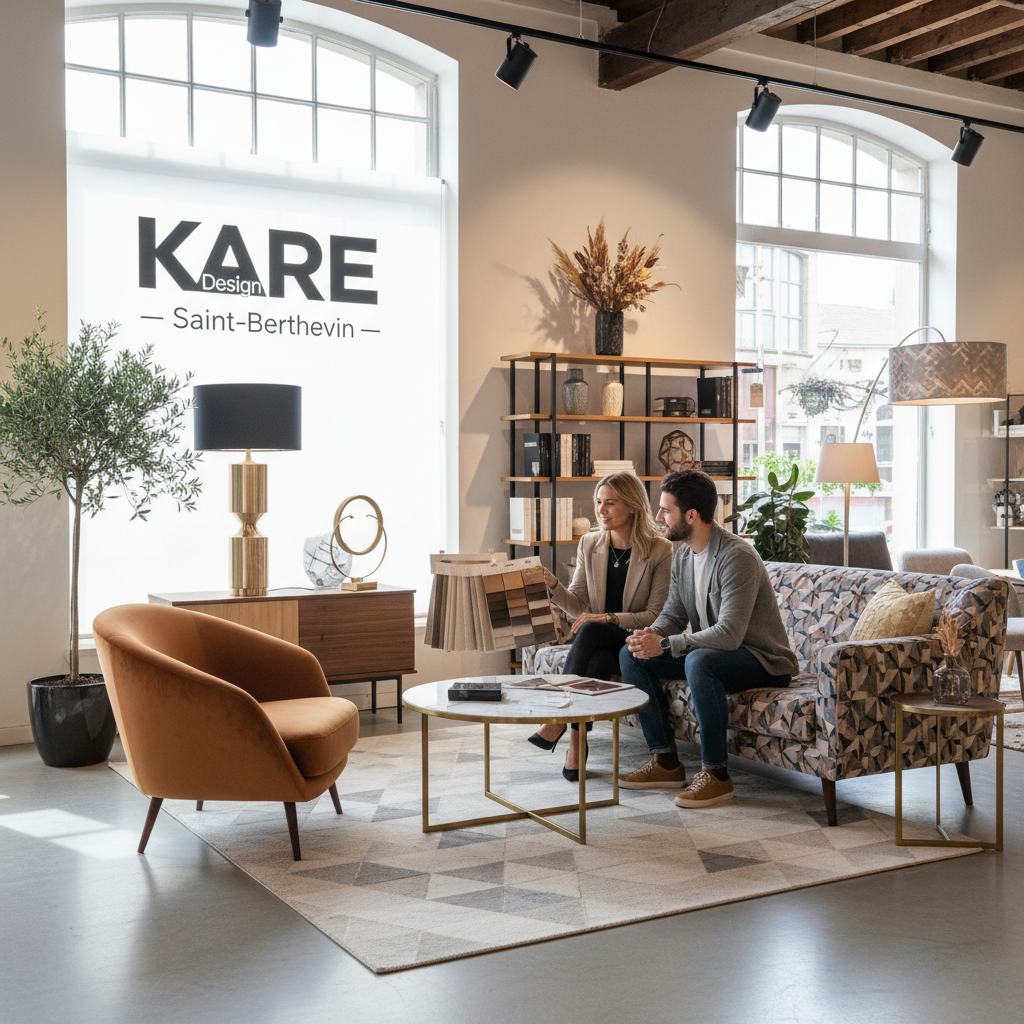 découvrez l’arrivée exclusive de kare design chez géant du meuble monnier à saint-berthevin, une sélection unique de mobilier moderne et tendance vous attend.