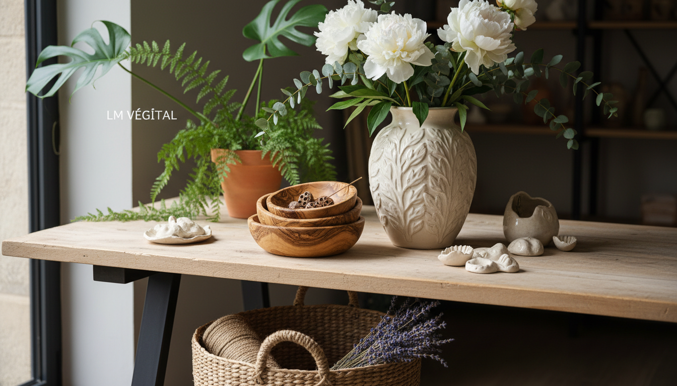 découvrez la nouvelle collection d'objets déco de lm végétal à la tour-saint-gelin, inspirée par la beauté de la nature pour sublimer votre intérieur.