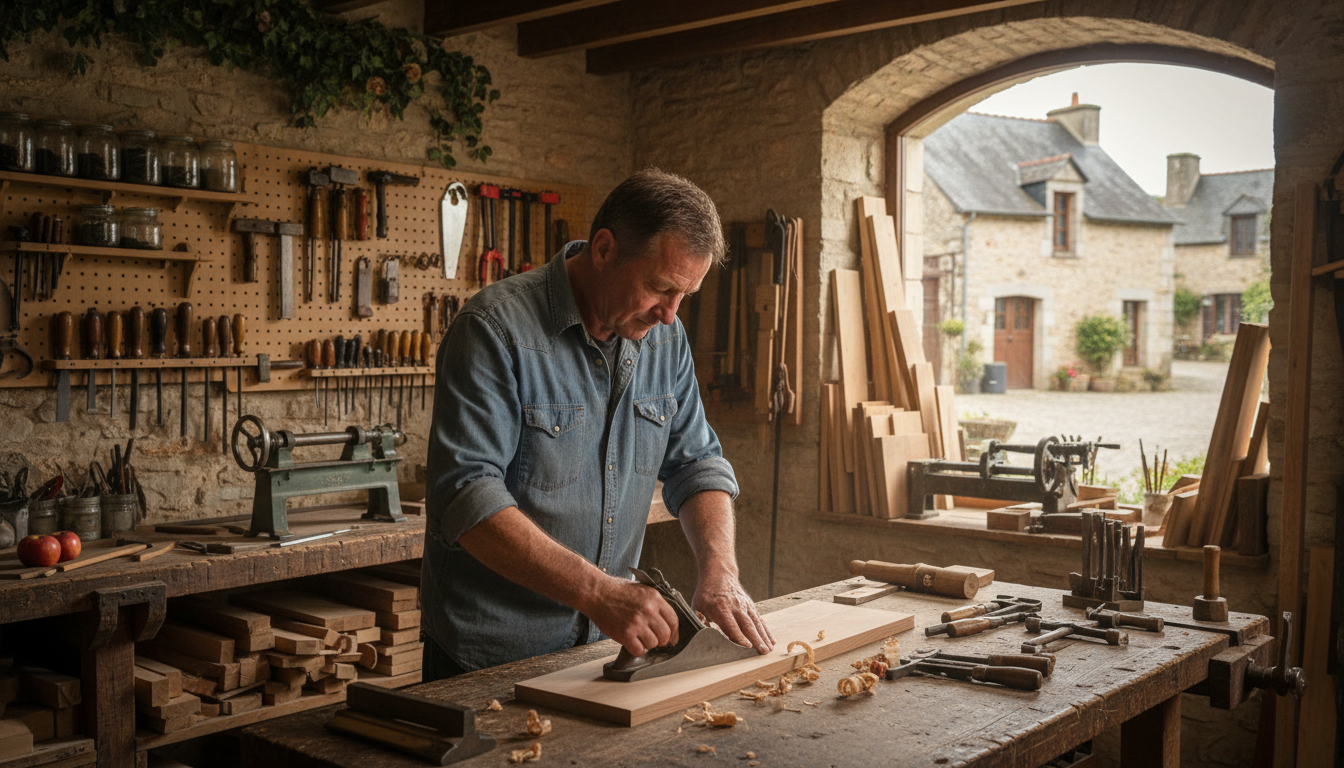 découvrez la vie passionnée d’un artisan au cœur d’une commune du nord anjou, entre savoir-faire traditionnel et engagement local.