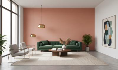 découvrez comment la rose saumon, couleur rétro chic, transforme la décoration en 2025 avec élégance et modernité.