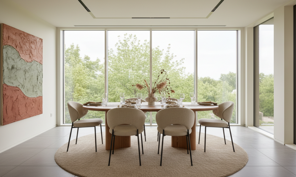 découvrez comment choisir une table à manger ovale pour allier élégance et convivialité dans votre salle à manger, avec des conseils pour optimiser l'espace et créer une ambiance chaleureuse.