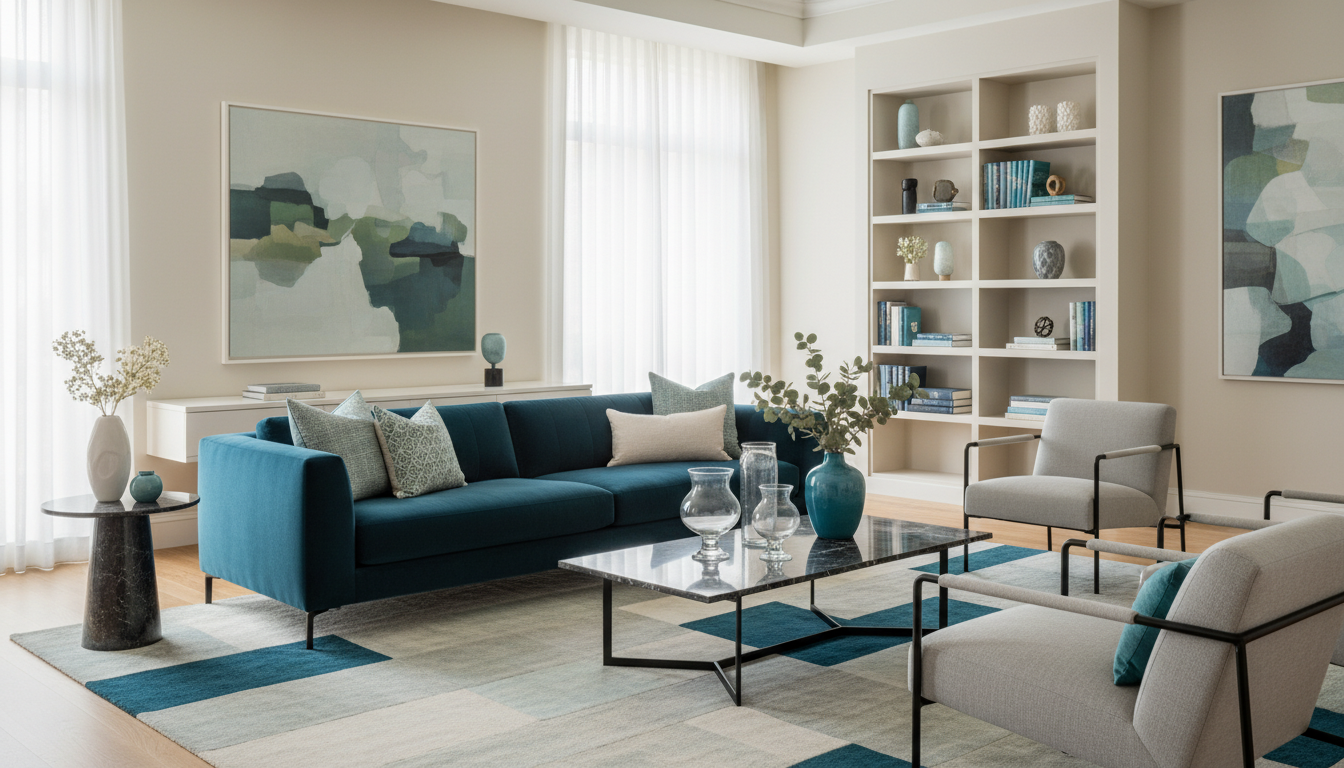 découvrez comment intégrer la couleur bleu canard dans votre intérieur moderne et sophistiqué pour adopter la tendance incontournable de 2025 avec élégance et style.