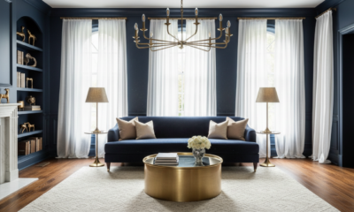 découvrez comment le bleu marine sur les murs apporte élégance et profondeur à votre intérieur, créant une atmosphère raffinée et chaleureuse.