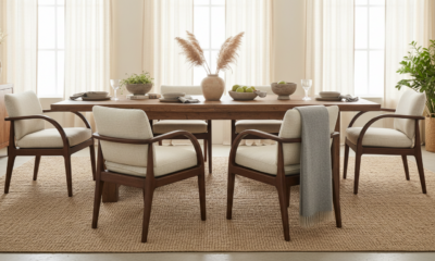 découvrez nos chaises avec accoudoirs alliant confort et style, idéales pour des repas prolongés en toute élégance.