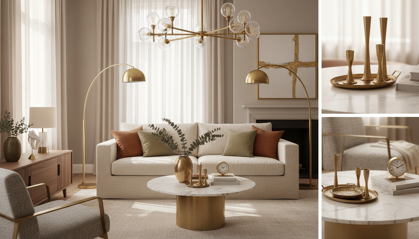 découvrez comment intégrer la couleur laiton pour apporter une touche élégante et dorée à chaque pièce de votre intérieur, avec des astuces déco simples et tendances.