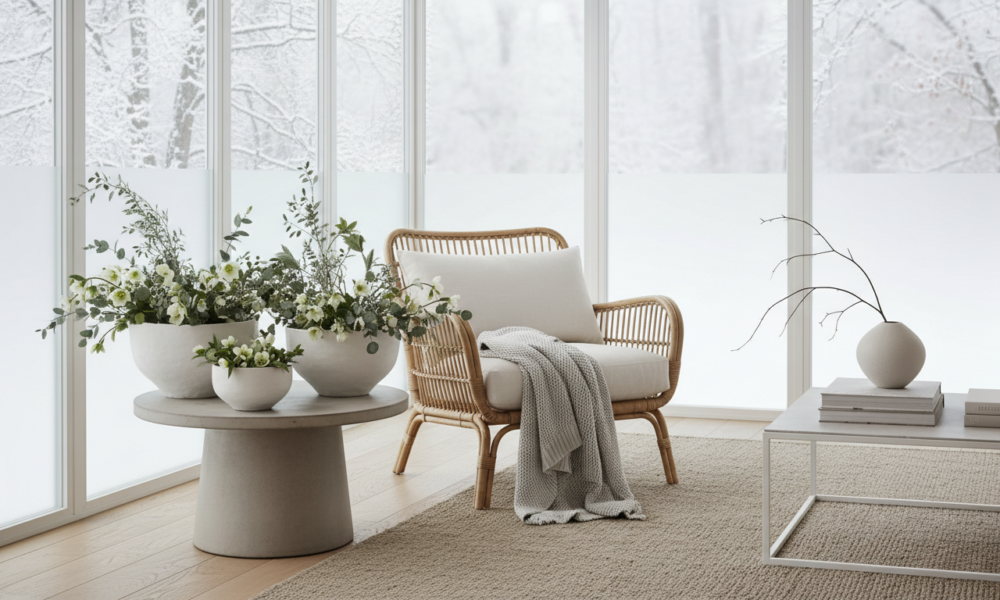 découvrez 4 conseils de designers pour une décoration naturelle en janvier, qui invite à la sérénité en laissant la lumière transformer votre intérieur.