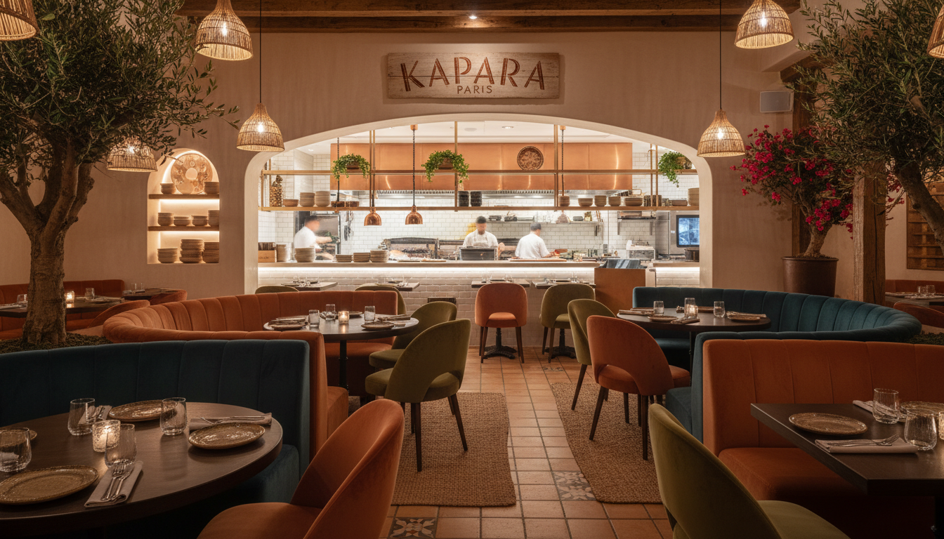 découvrez kapara paris, le nouveau restaurant tendance qui vous invite à plonger dans un univers design et méditerranéen unique. savourez des plats authentiques dans un cadre élégant et convivial au cœur de la capitale.