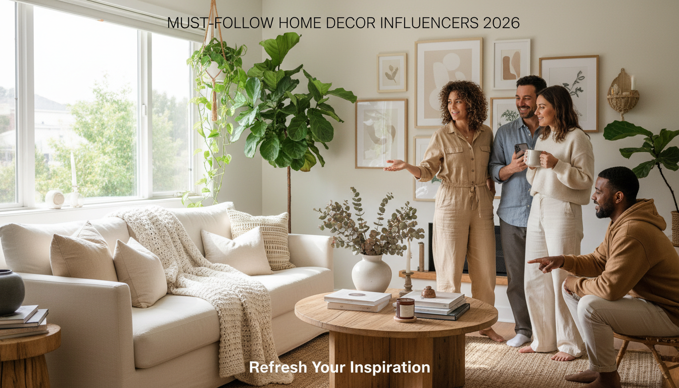 découvrez les influenceurs déco incontournables à suivre en 2026 pour renouveler votre inspiration et transformer votre intérieur avec les dernières tendances.