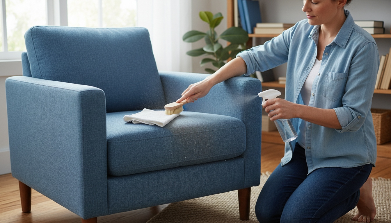 découvrez des méthodes efficaces pour nettoyer un fauteuil en tissu et raviver l’éclat de ses couleurs, afin de redonner une seconde vie à votre mobilier.