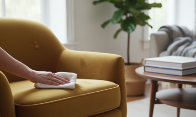 découvrez des méthodes efficaces pour nettoyer un fauteuil en tissu et redonner de l’éclat à ses couleurs, tout en préservant sa texture et sa durabilité.