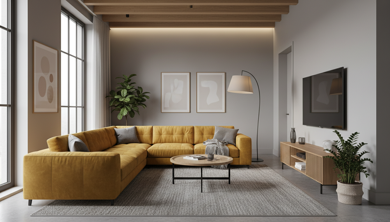 découvrez comment la couleur moutarde, teinte chaleureuse et tendance en 2025, peut dynamiser et sublimer votre décoration intérieure avec style et modernité.